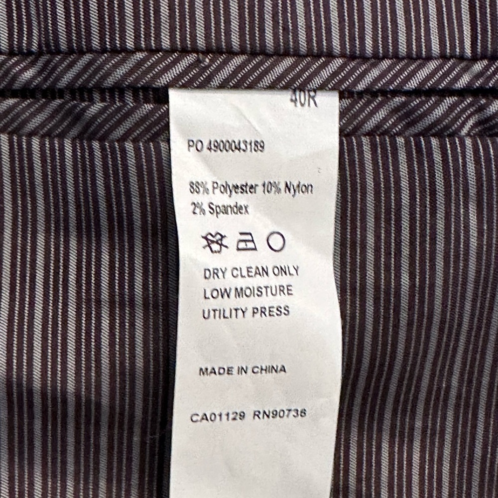 Calvin Klein Men’s Single Breasted Grey/Tan Corduroy Blazer/Sport Coat Sz 40R‌‌‌ - Picture 8 of 9